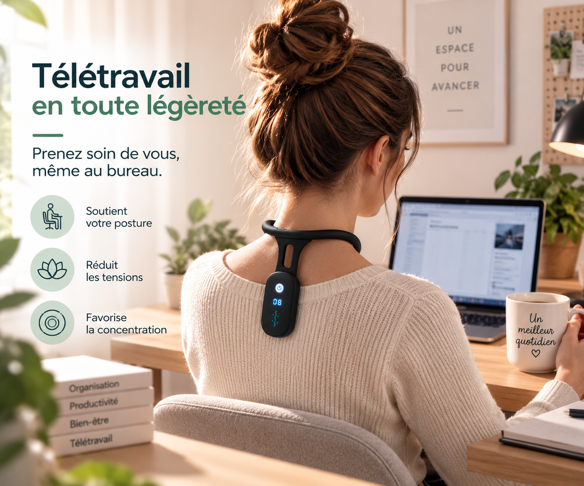 Télétravail et mal de dos : comment aménager son bureau à la maison